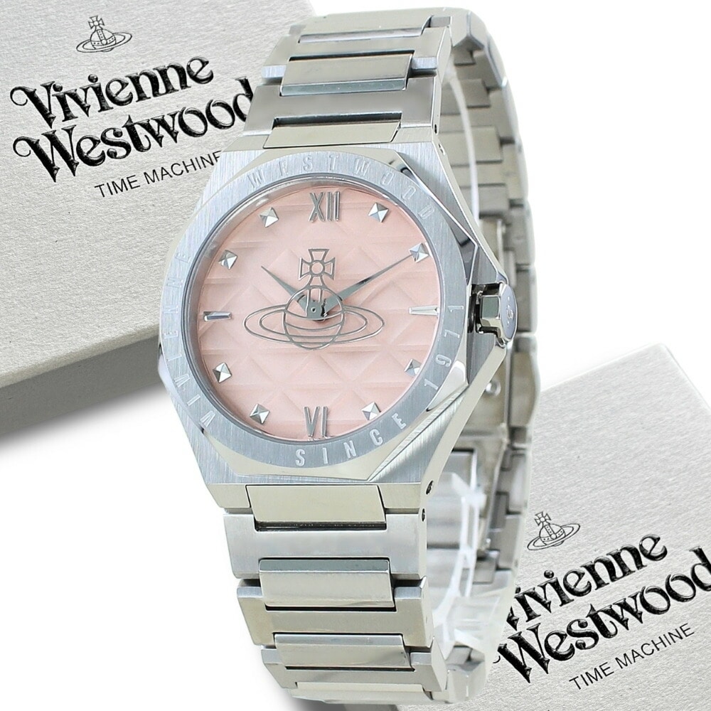 ヴィヴィアンウエストウッド 腕時計 レディース ピンク シルバー ブランドウォッチ Vivienne Westwood おしゃれ プレゼント 誕生日 女性 彼女 妻 娘 記念日 ギフト 20代 30代