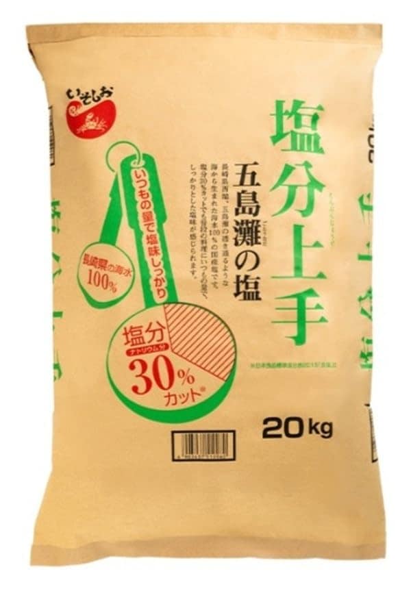 ジャパンソルト 塩分上手 五島灘の塩 20kg