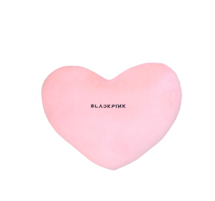 BLACKPINK ハート型クッション ピンク 約34cm 4個セット MOGU クッション ビーズクッション ハート型 ハート形 かわいい