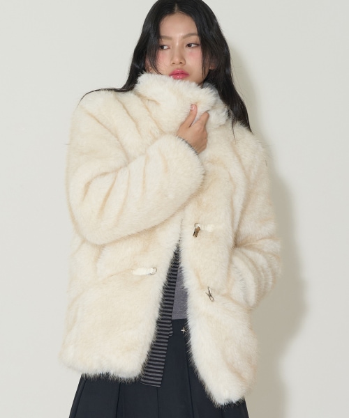 【ILLIGO】 Shearing Fur Jacket Ivory 正規品