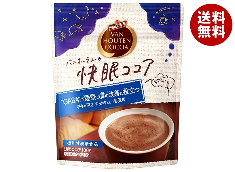 片岡物産 バンホーテンの快眠ココア 100g×12袋入