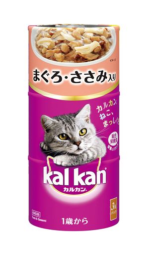 KAL KAN キャットフード カルカン ハンディ缶 まぐろとささみ 160グラム (x 18) (ケース販売)