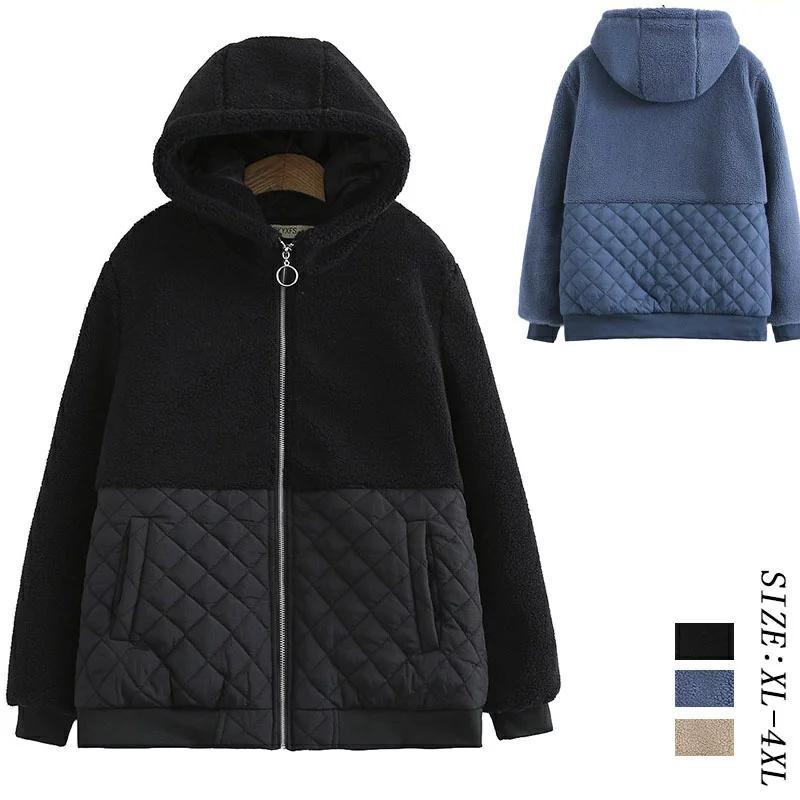 フリース ジャケット キルティング フード付きコート ボア フード ボアブルゾン ボアジャケットアウター ブルゾン ボアコート レディース 切り替え 異素材 ボア