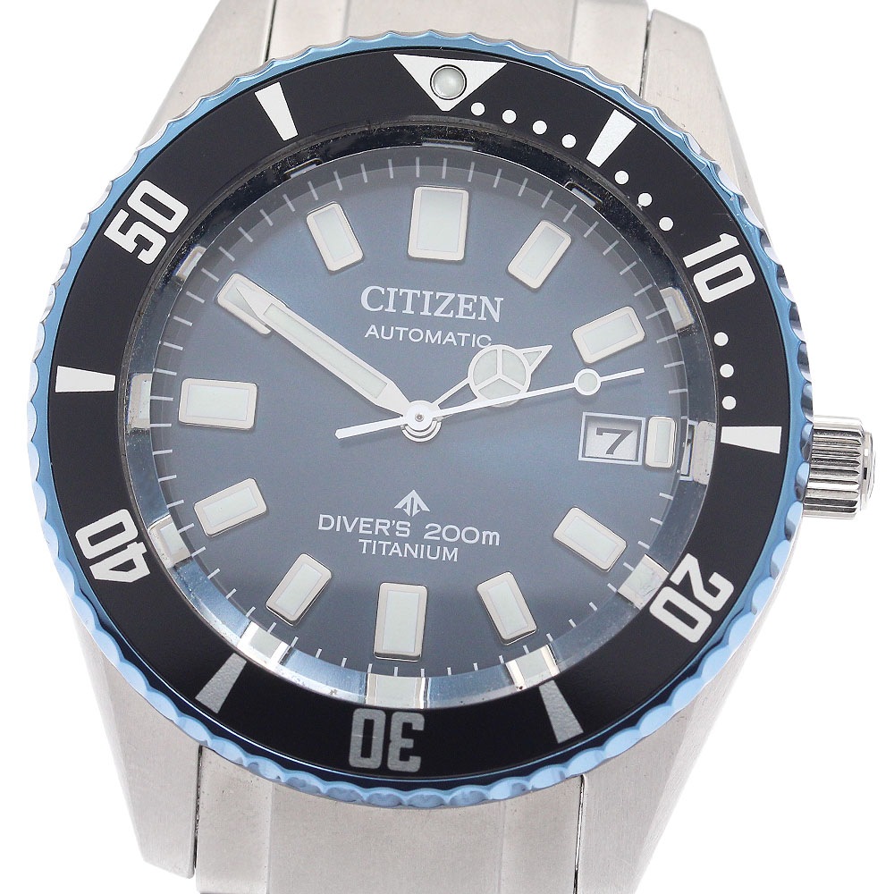 シチズン CITIZEN 9051-A5XNB05/NB6026-56L プロマスター マリーンシリーズ メカニカルダイバー 35周年記念 自動巻き メンズ 美品 _943241【中古】