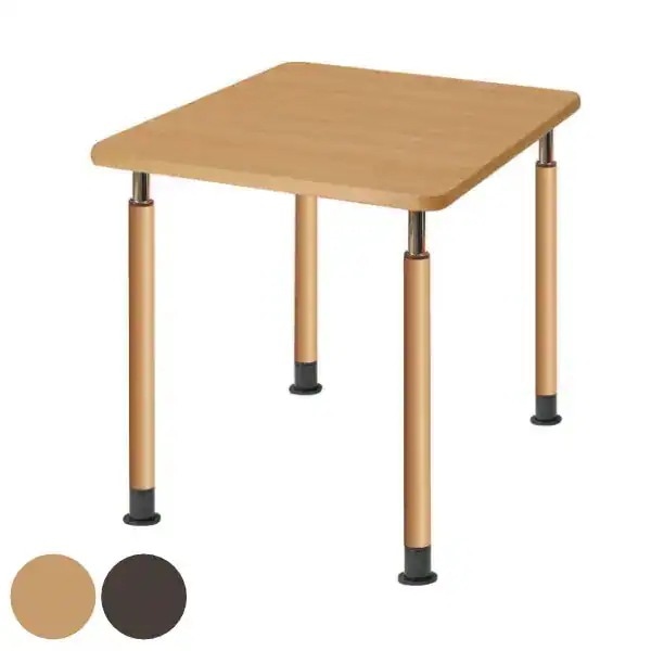 昇降式テーブル 幅90cm 高さ調節 固定脚 介護施設 福祉施設 車椅子 ダイニング 作業用
