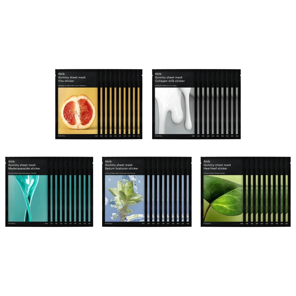 【10分超密着】ガムパック シートマスクステッカー 10枚 5種類選択