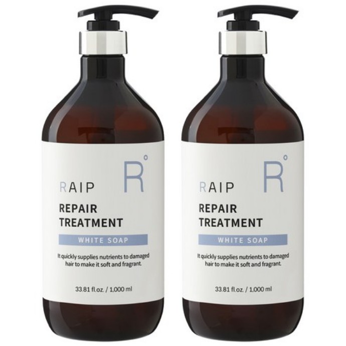 極損傷リペアタンパク質トリートメント WHITE SOAP 1000ml x 2個 (鎮静/弾力/保湿/栄養供給/活力/しわ防止)