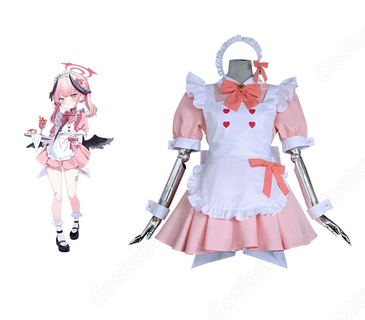 ブルーアーカイブ 下江コハル コスプレ衣装 メイド服 オーダメイド可