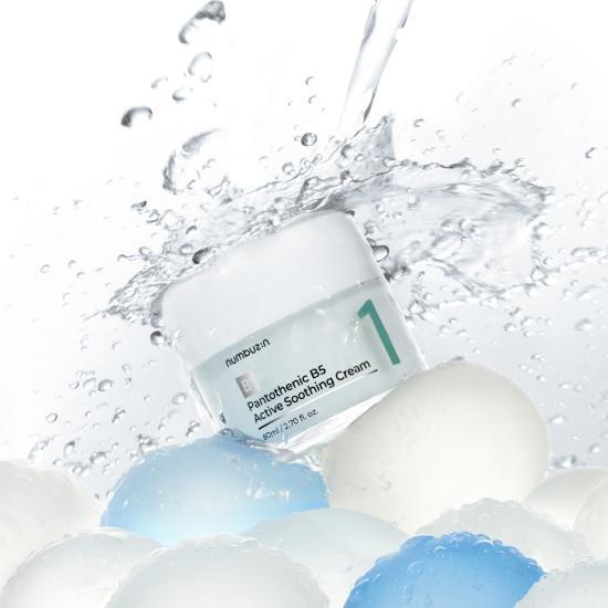 NUMBUZIN No.1 パントテン酸B5 アクティブ スージングクリーム 80ml + 6枚入り オリーブヤング 韓国