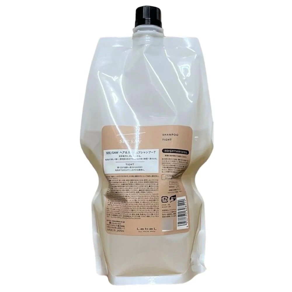 ルベル SEE/SAW ヘア&スキャルプシャンプーT タイト 800ml レフィル