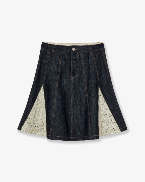 【AEAE】 FLARE DENIM SKIRT [INDIGO] 正規品