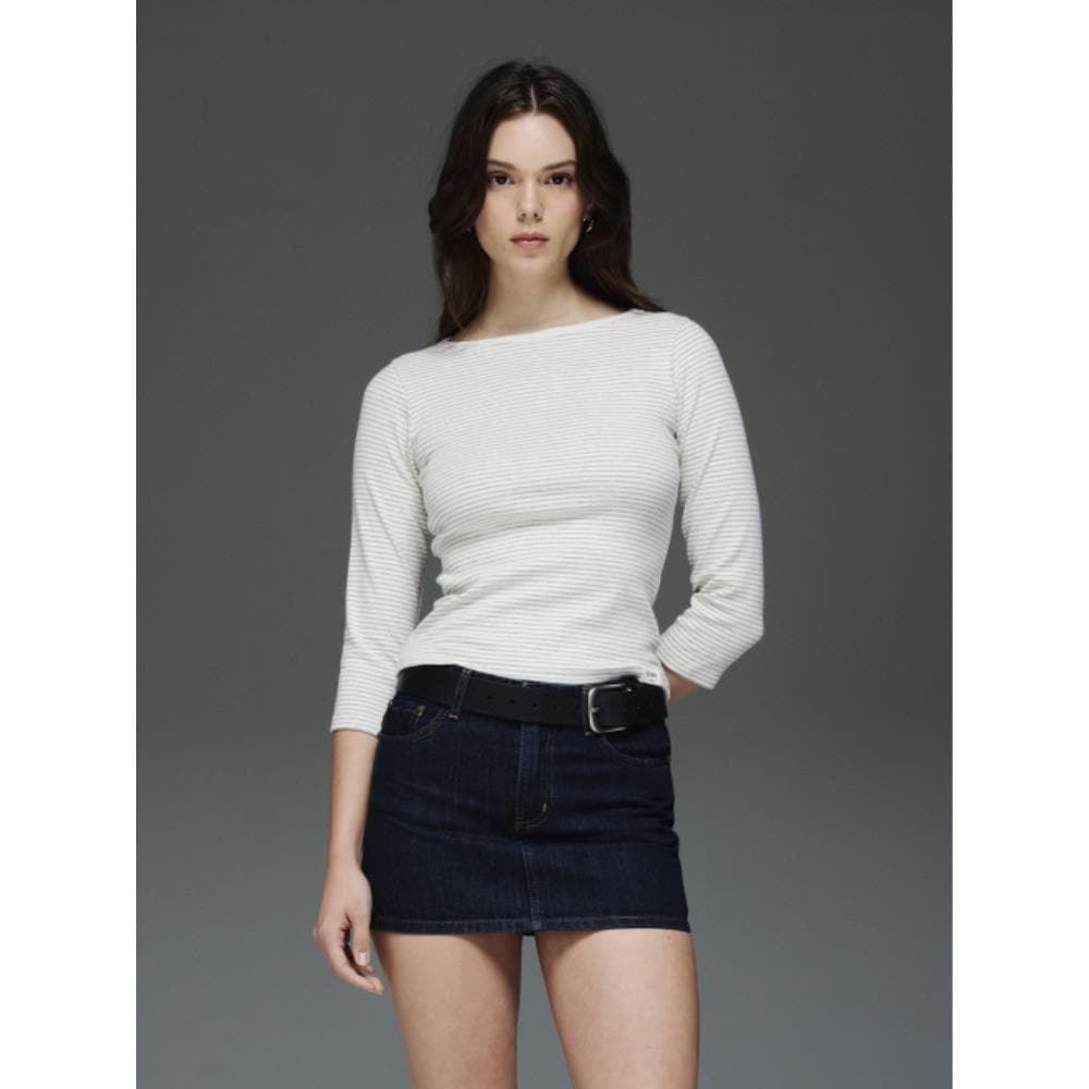 GLOWNY 34 G COMFORT TEE STRIPE GY24CLBLS002GR