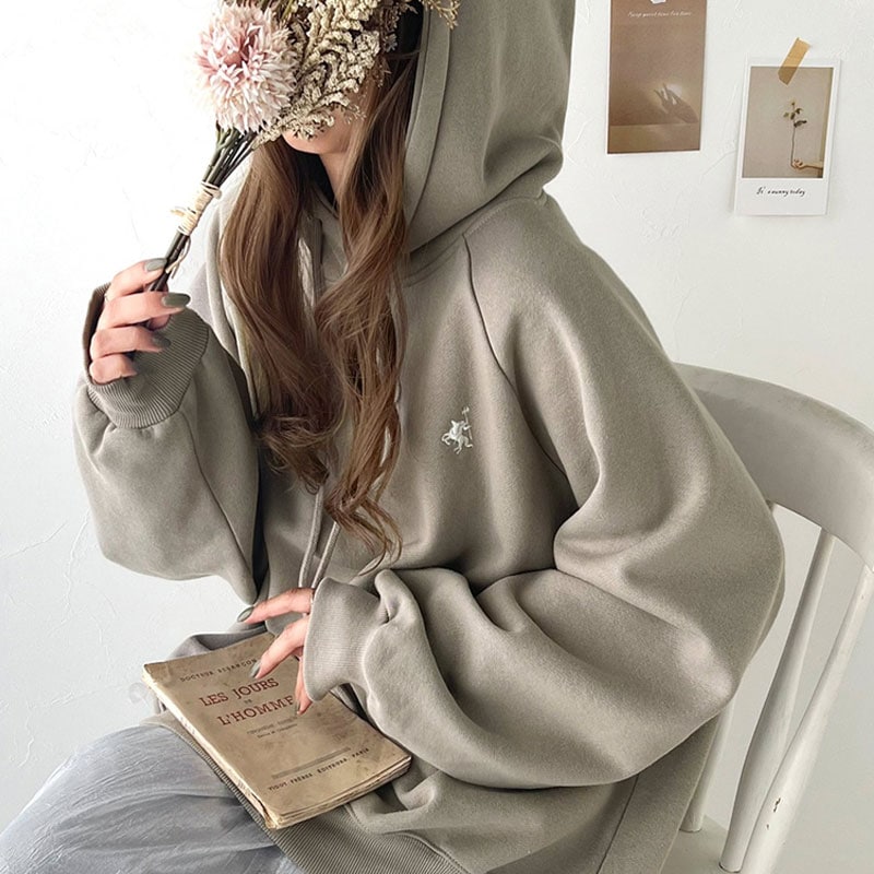 トップス パーカー レディース 裏起毛 ワンポイント ロゴ 刺繍 フード セットアップ可能 男女兼用 ユニセックス メンズ ゆるっと オーバーサイズ 大きいサイズ