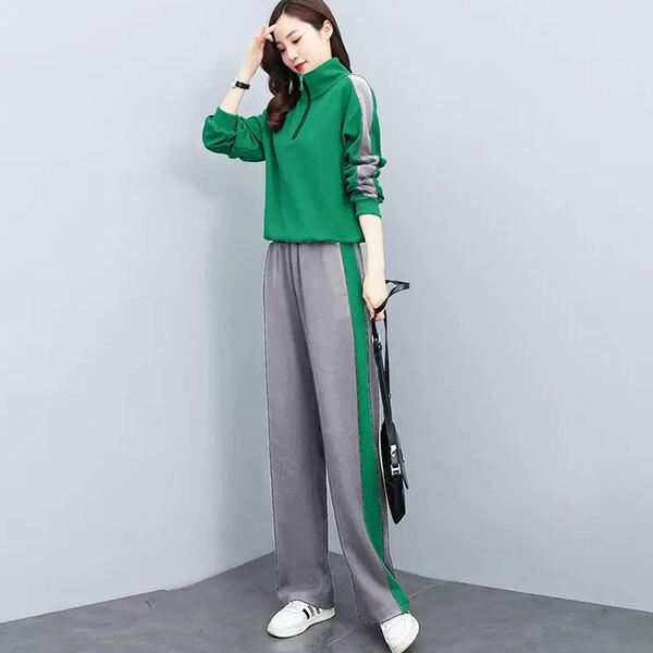 ジップ スウェット セットアップ レディース 秋冬 春 ジャージ 上下セット スポーツウェア 運動着 部屋着 長袖 ルームウェア カジュアル