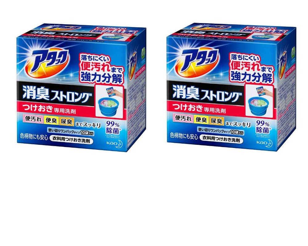 【2個まとめ買い】花王 消臭ストロング 衣料用洗剤 つけおき用 350g