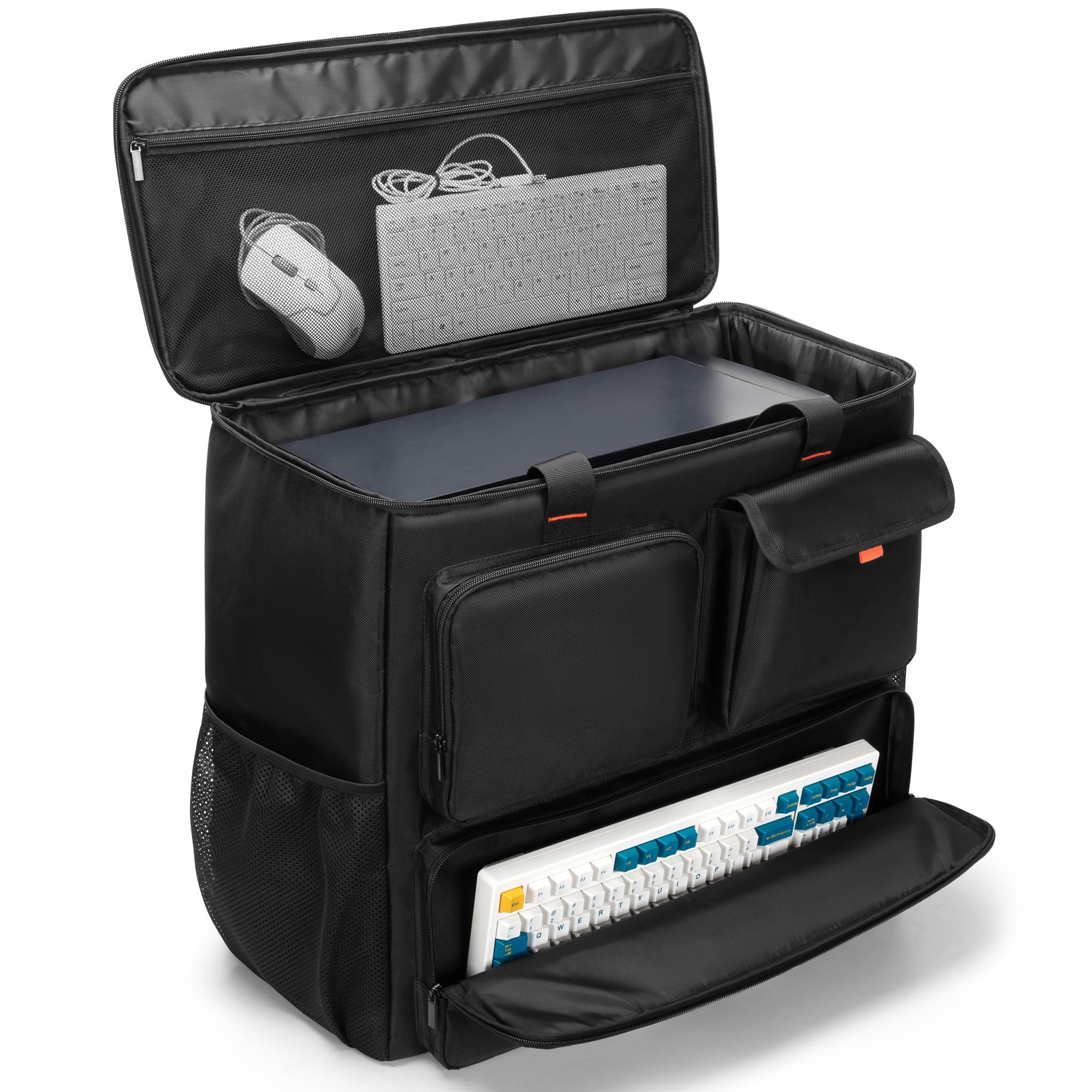 Trunab デスクトップpc 持ち運びバッグ デスクトップpc キャリーケース デスクトップパソコンバッグ デスクトップpc バッグ