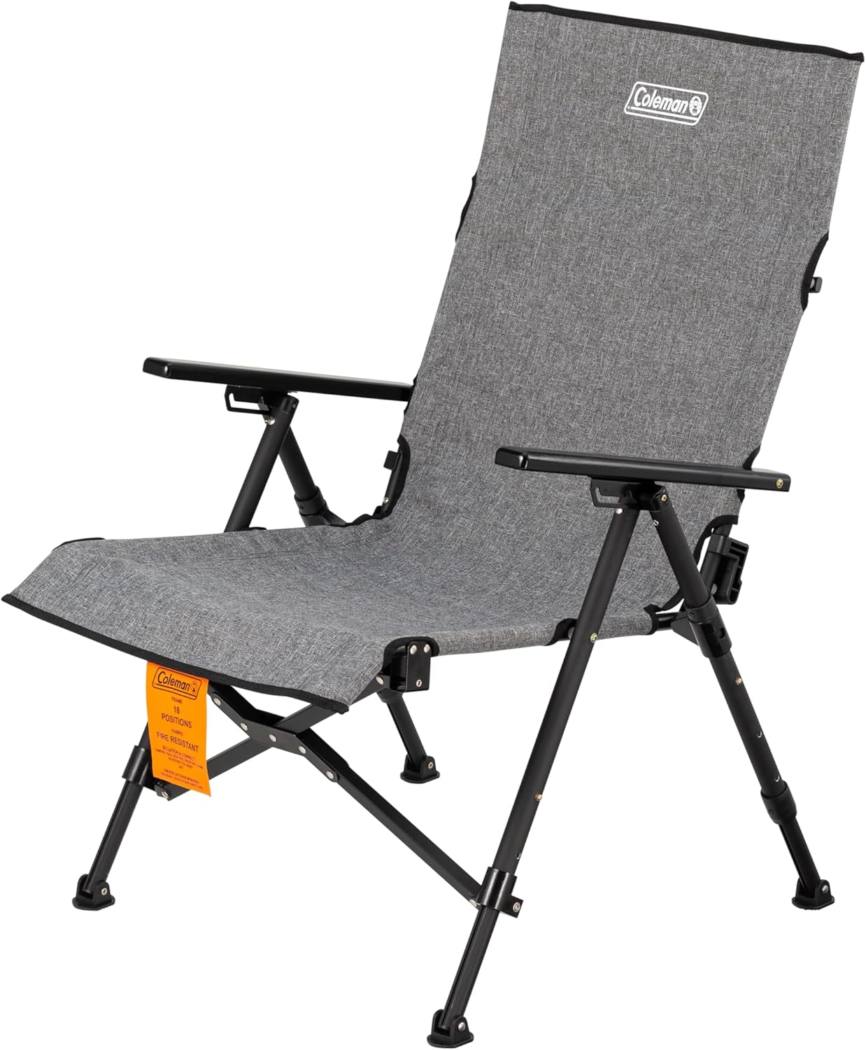 Coleman(コールマン) レイチェア NX 18(ヘザーグレー) アウトドア キャンプ 収納ケース付き リクライニング 屋外 椅子 リラックス 持ち運び ベランダ 通気性