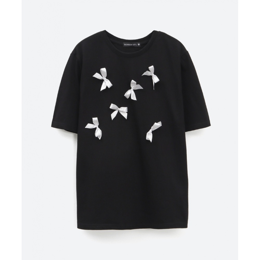 【RONRON】送料・関税込★リアルリボンリボンTシャツ RONRON】送料・関税込☆リアルリボンリボンTシャツ (RONRON/T