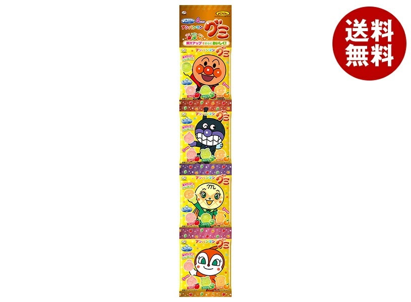 不二家 アンパンマングミ4連 84g(21g×4)×10袋入×(2ケース)
