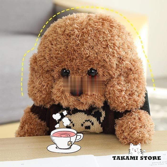 ぬいぐるみ　イヌ　犬　テディ犬　かわいい　抱き枕　インテリア　誕生日プレゼント48cm