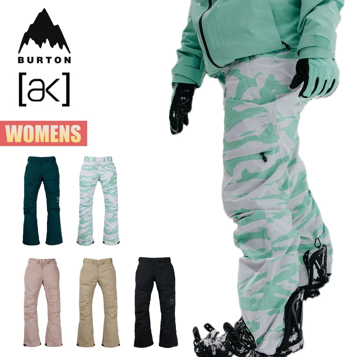 スノーボードウェア レディース パンツ 24-25 [ak] ゴアテックス サミット W25JP-100391 Womens [ak] GORE-TEX Summit Pant ウィメンズ