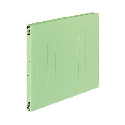 (まとめ) コクヨ フラットファイルV(樹脂製とじ具) A3ヨコ 150枚収容 背幅18mm 緑 フ-V48G 1パック(10冊) 【×10 フラットファイル V (樹脂製とじ具) A4 縦 15mmとじ 10冊