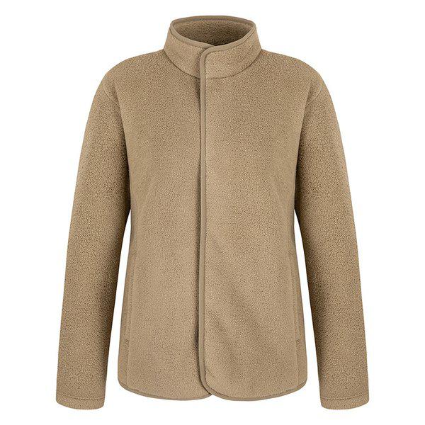 [新商品30％特価] 女性冬フリース ソフトなタッチ感のベーシックハイネックフリースI_US