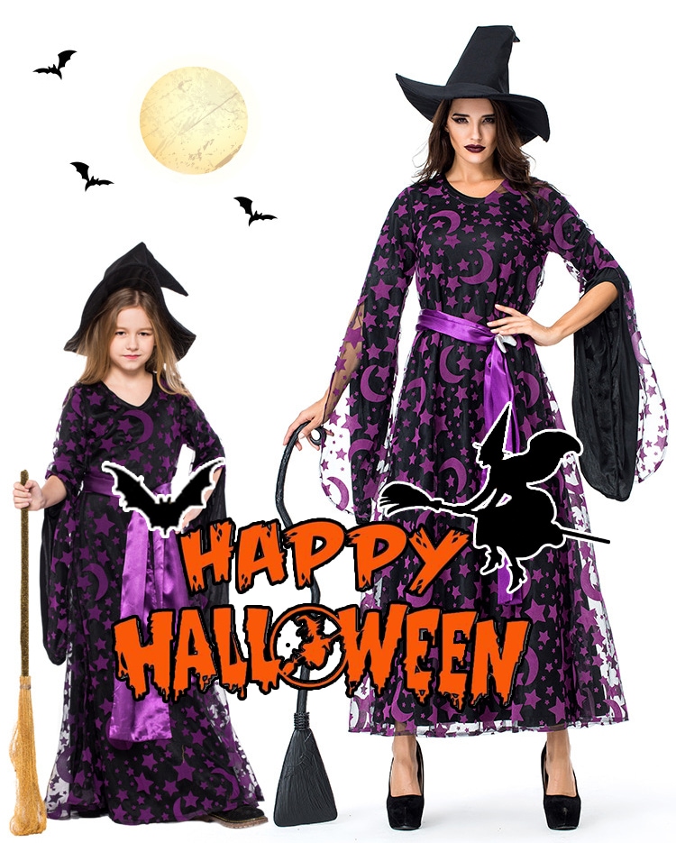 ハロウィン衣装 大人用 女性用 子供用 ドレス witch 巫女 ウィッチガール ハロウィン 衣装 仮装 コスプレ レディース イベント ハロウィーン 学園祭 文化祭