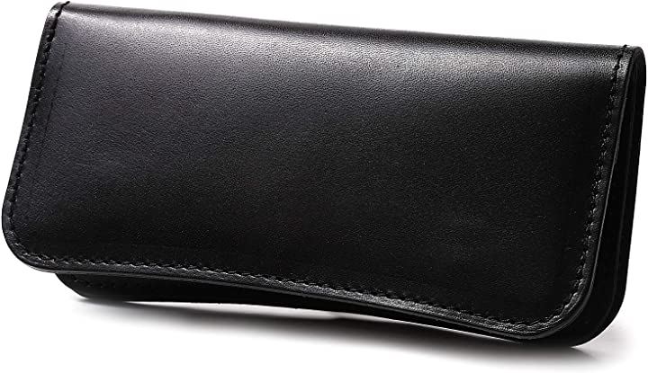STCRAFT 栃木レザー 財布 メンズ 長財布 小銭入れ付き 本革(ブラック)
