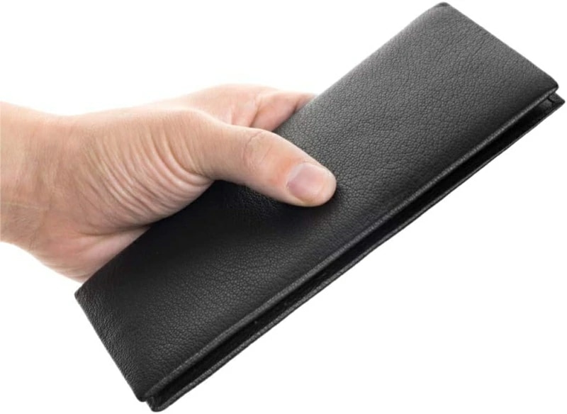 薄い 財布 メンズ 長財布 本革 紳士 薄型 羊革 二つ折り 札入れ カード 小銭入れ 大容量 父の日プレゼント 自分用もプレゼント用も最適