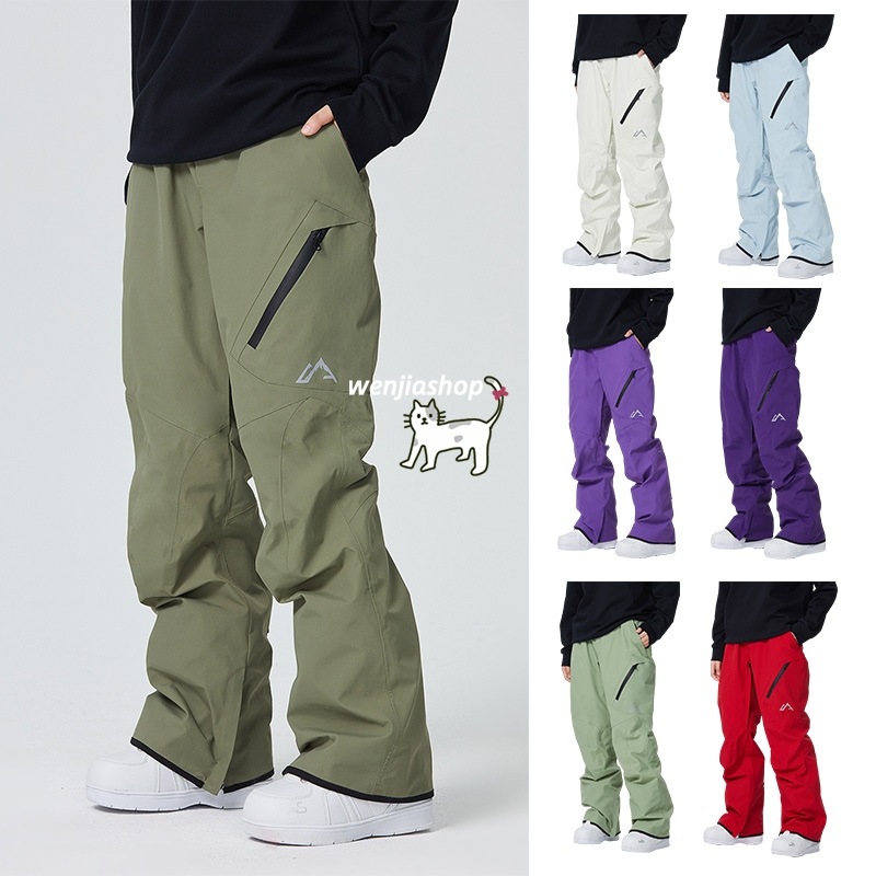 （1～3日で出荷）スノーボードウェア パンツ 単品 レディース メンズ 防水10000mm ボトムス ズボン スキーウェア ロングパンツ 韓国風 男女兼用 スノボウェア プルオーバー 防水防寒防雪保温