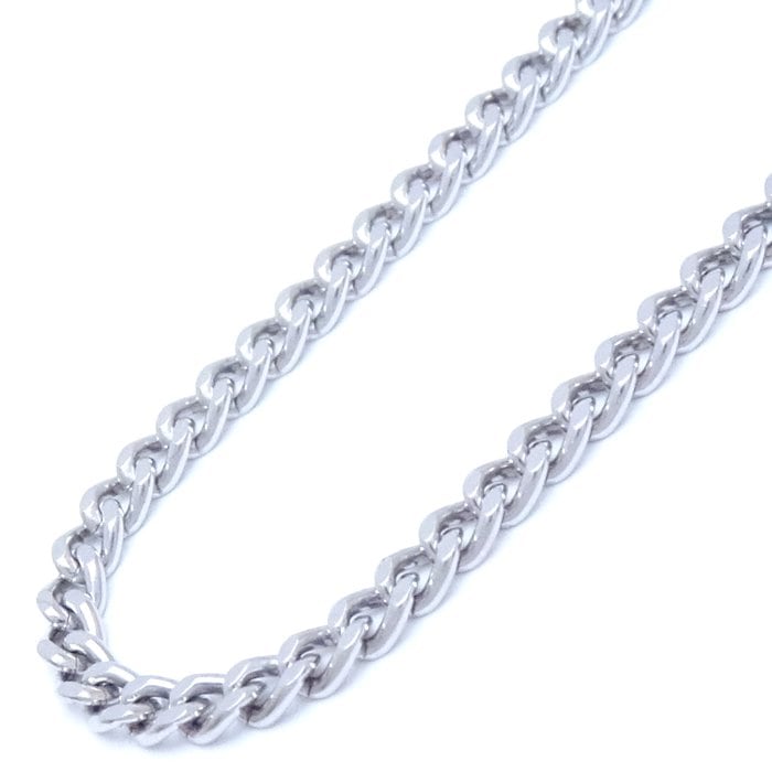 喜平ネックレス Pt850プラチナ 2面 シングル 55cm 16.7g/75716【中古】