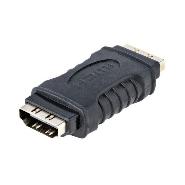 （まとめ） StarTech.com HDMI 中継コネクター メス-メス ブラック GCHDMIFF 1個 [x3セット]その他PC用アクセサリー