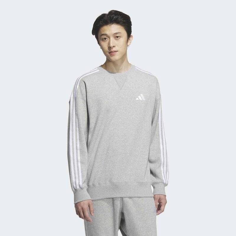 매장 에센셜 루즈 핏 3S 프렌치 테리 스웨트셔츠 (JW6931) 맨투맨 삼선 그레이 313089 1783510 1000721013866