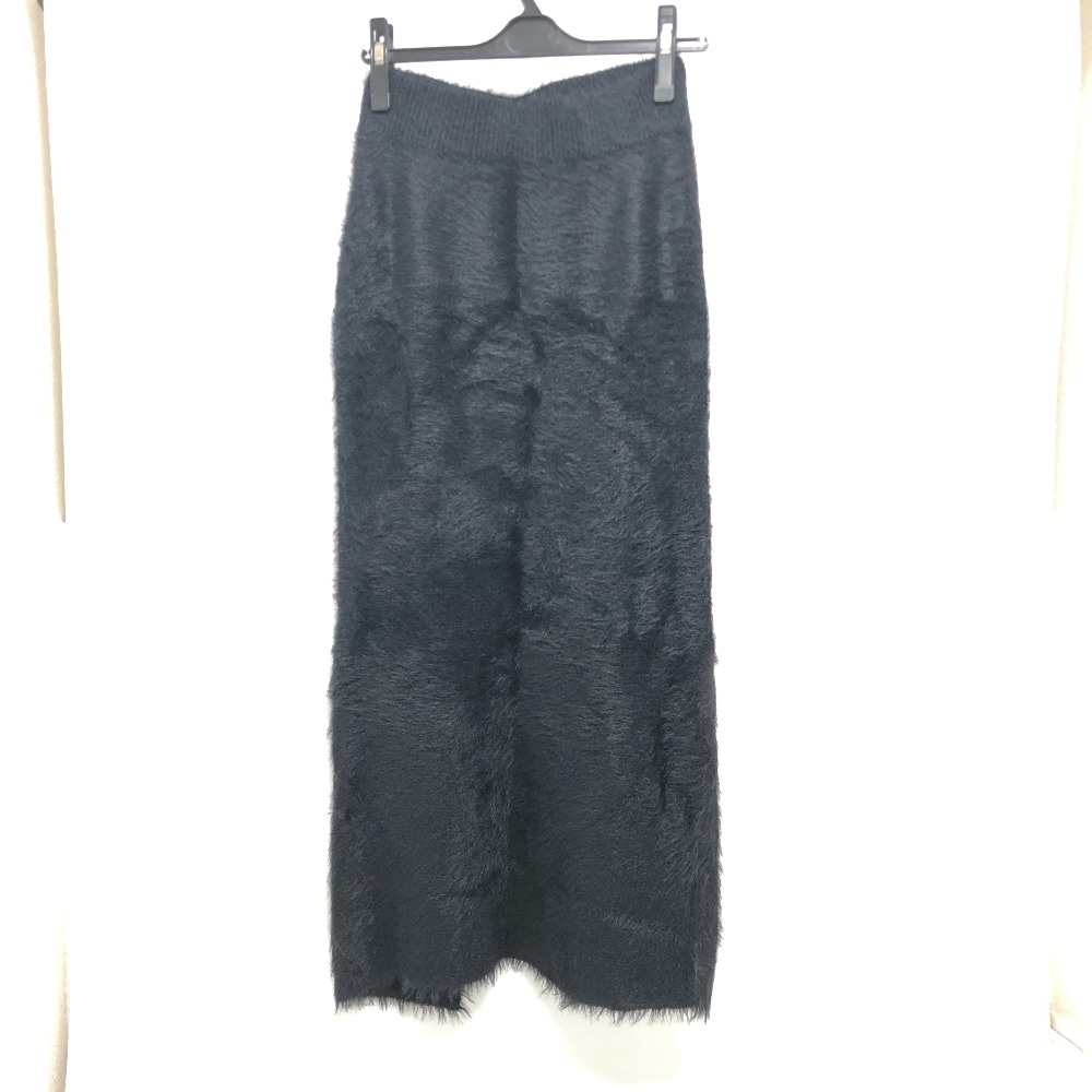 ELLIE エリー スカート ラメスカート ELLIE アパレル ボトムス ロングスカート スリット ナイロン ブラック