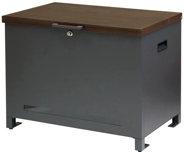 ベンチ収納宅配ボックス　Amato-アマート-　W65×D43.7×H50.7cm　ベンチとしても使用可能な宅配ボックス　スペアキーが1本付属　閉じ込め防止機能　宅配業者用の配達マニュアル付属