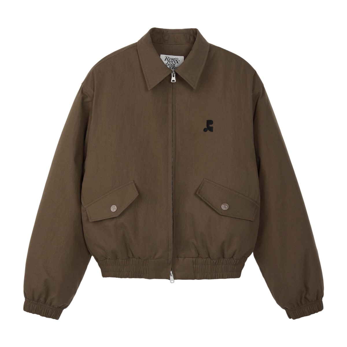 【REST&RECREATION】 QUILTED BOMBER JACKET : BROWN