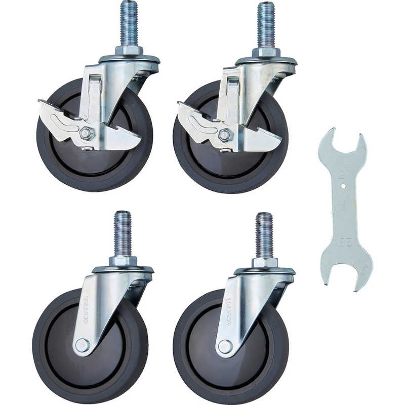 トラスコ中山　フェニックスワゴン用キャスタｰセット100ΦEL 　PEWEL100SET