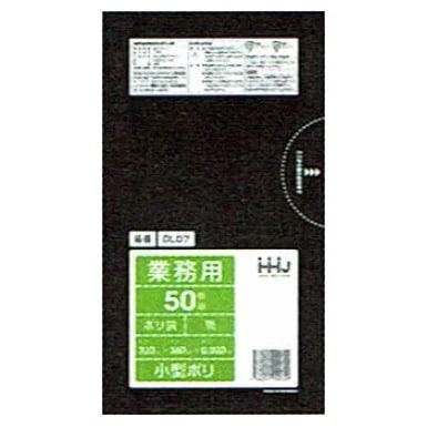 ポリ袋　7L　0.02×320×380mm　黒　50枚×60冊（3000枚）GL07【取り寄せ商品・即納不可・代引き不可・返品不可】