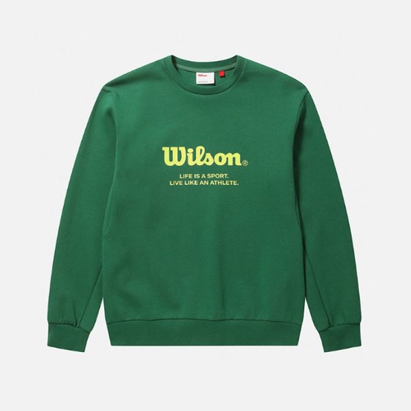 【】ユニテックコットンマンツーマンW243003LHT81GRN