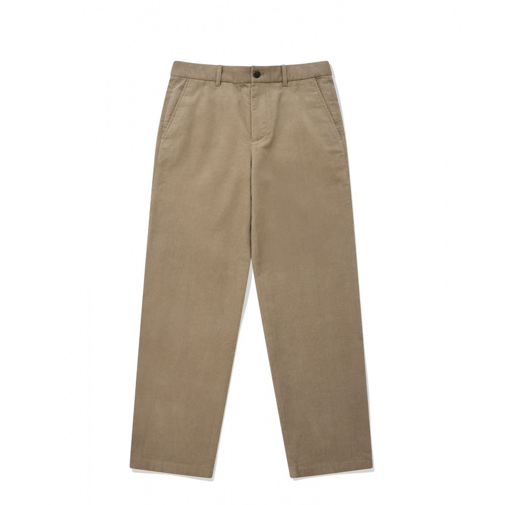 COVERNATスタンダードフィットコーデュロイパンツベージュ