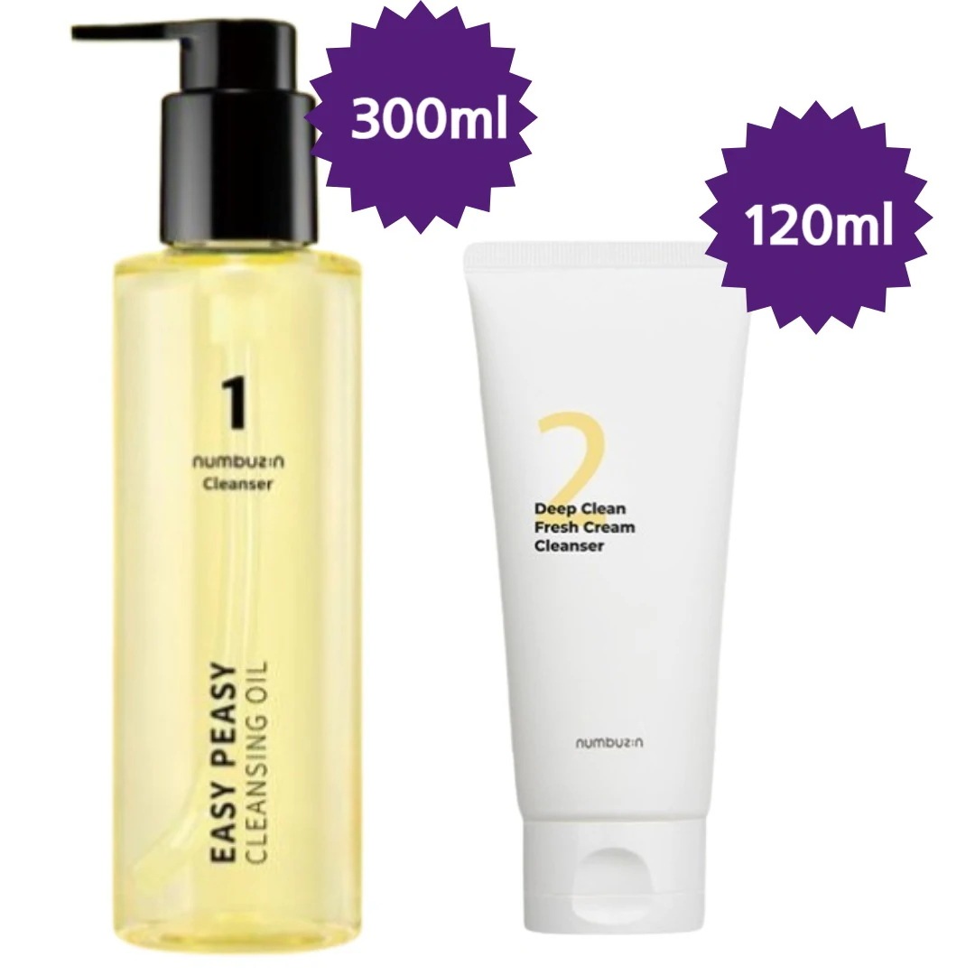 【ヒョクs pick/正規品/企画2種セット】1番さっぱりすっきりクレンジングオイル300ml+2番クレンジングフォーム120ml/ディープクレンジング/低刺激/毛穴ケア/韓国コスメ