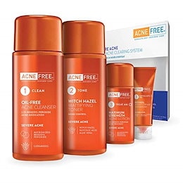 (アクネフリー) AcneFree 24 Hour Severe Acne Clearing System 1 kit (Pack of 2)