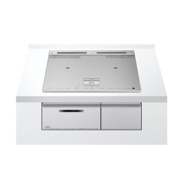 HT-N8STF S シルバー 火加減マイスター N8Tシリーズ [ビルトインIHクッキングヒーター(60cm幅IH3口単相200V)]