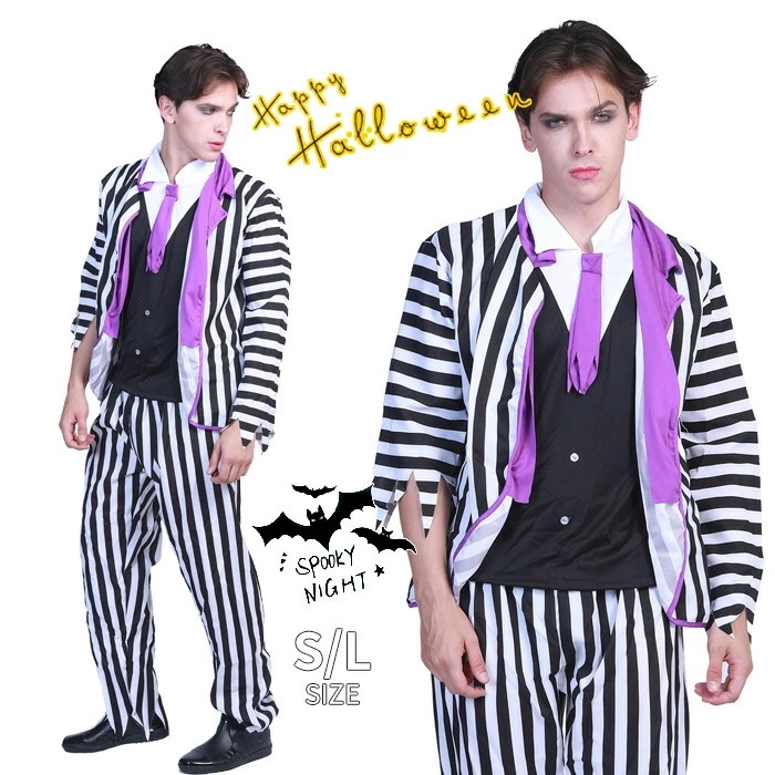 【2枚購入で1oo円OFF】ハロウィン 仮装 クラウン ピエロ 道化師 大人 メンズ 男性 衣装 変装 ハロウィーン イベント パーティ 舞台　ステージ　仮装 ハロウィーン コスチューム　コスプレ　男