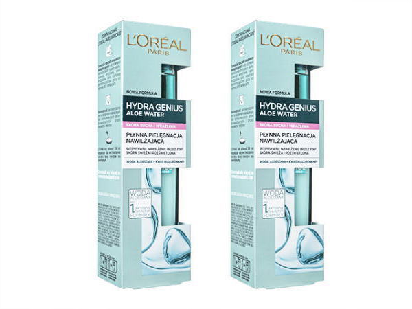 ロレアル パリ ハイドラジーニアス・アロエウォーター(ドライ&センシティブスキン)70ml [ヤマト便] 2本