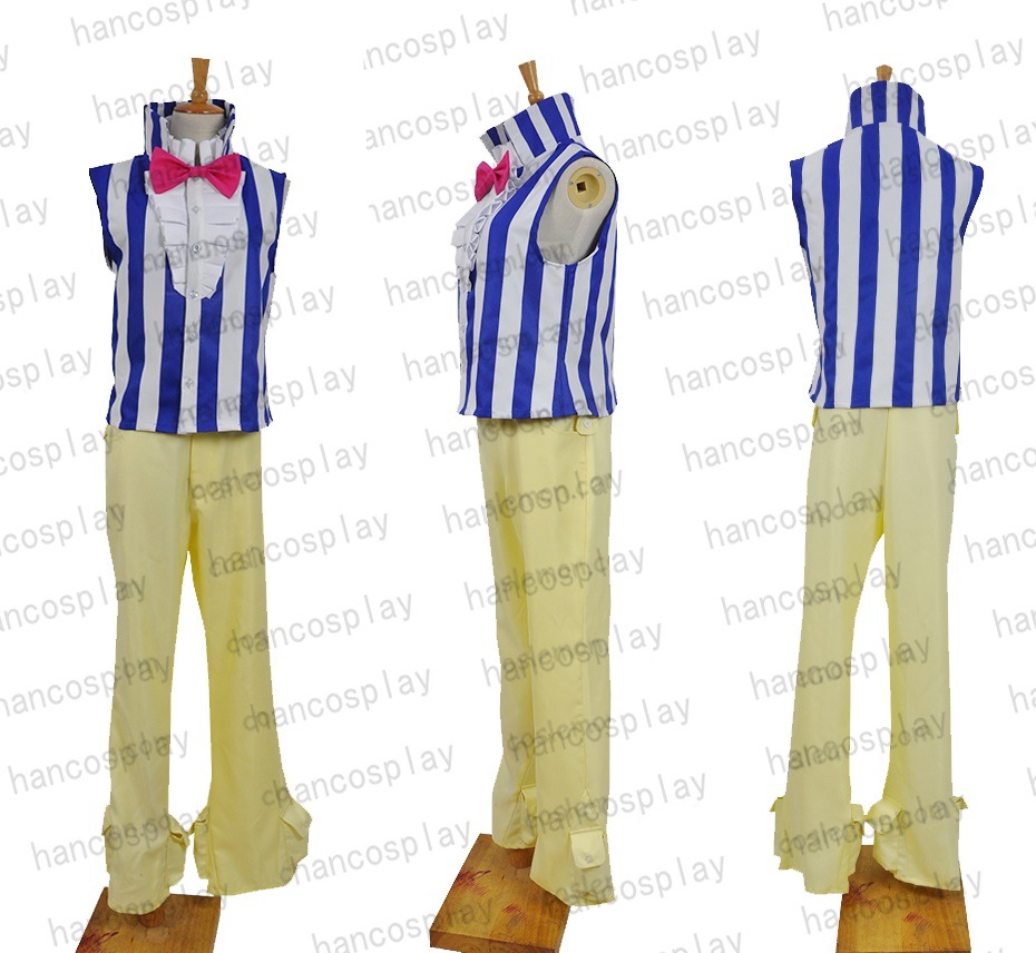 コスプレ衣装 C1291 ワンピース バロックワークス時代 バギー海賊団 Mr.3 ギャルディーノ風