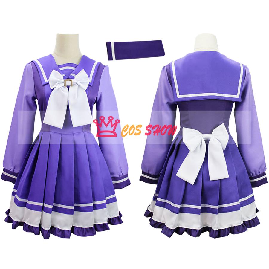 赤字販売!ウマ娘 プリティーダービー トレセン学園制服 メジロマックイーン トウカイテイオー 風 コスプレ衣装 靴下付き ウィッグ+耳能 cosplay 仮装 イベント