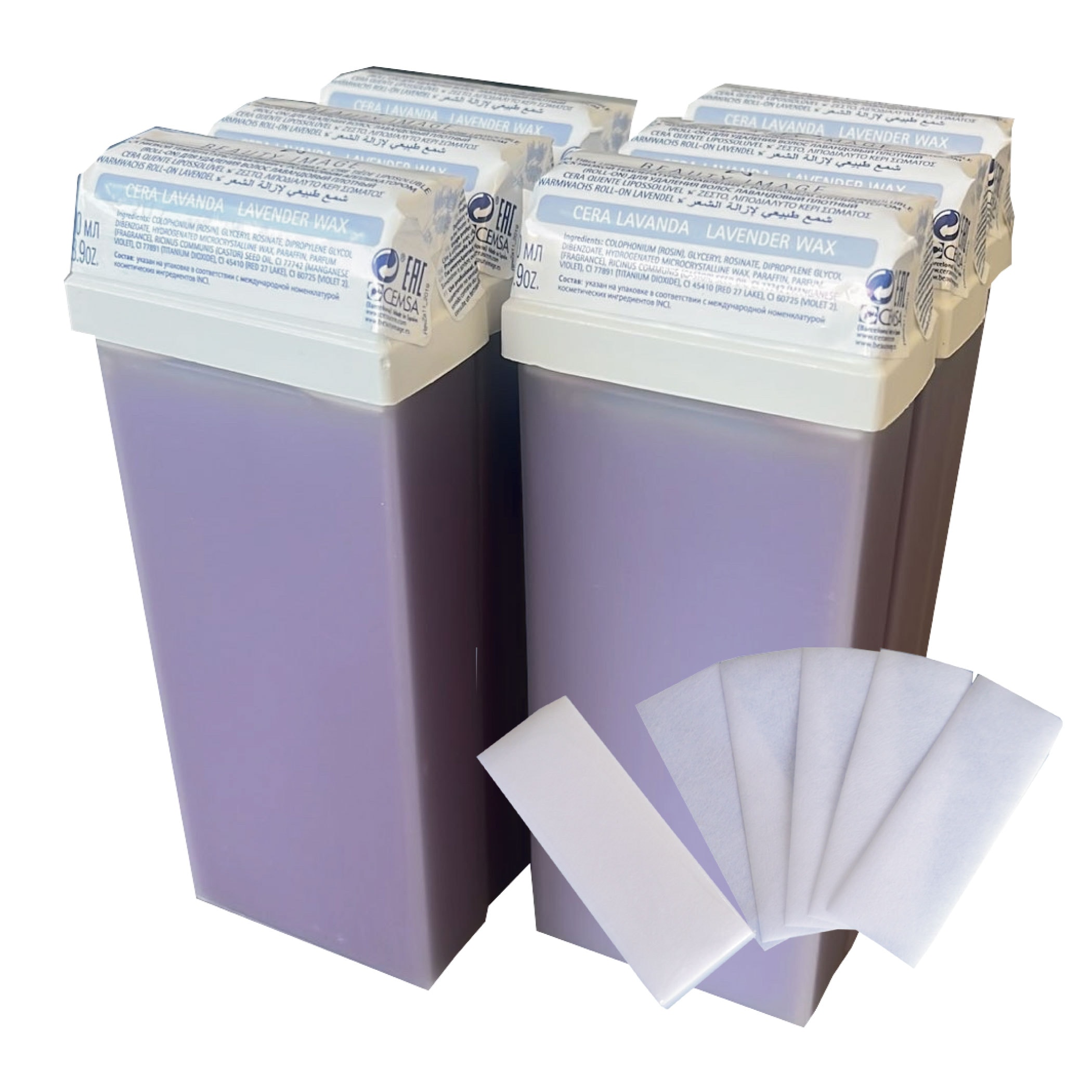 脱毛ワックス 脱毛 ロールオンワックス ソフトワックス ブラジリアンワックス（除毛ワックス 全身脱毛 110ml 大容量）6本セット品