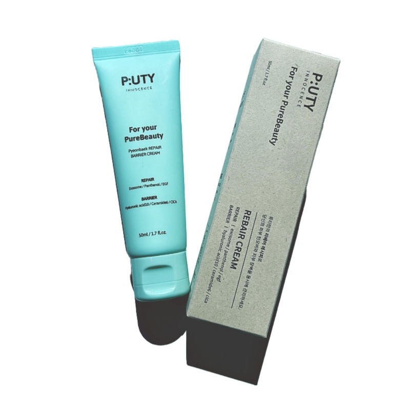 ピューティリベアクリームパンテノールEGFエキソソーム皮膚科レーザー管理後点滅後薬局自生バリアクリーム50ml1個